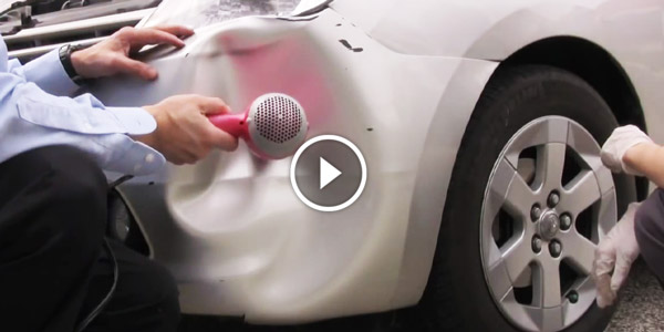 Major Prius Bumper Dent Repair