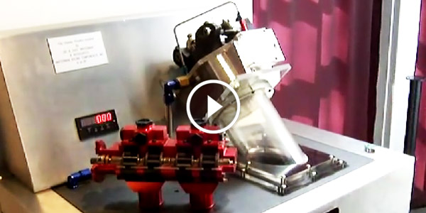 Top Fuel Dragster Fuel Pump Demo single cylinder