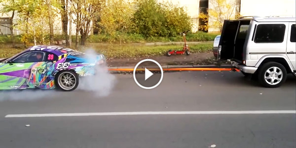 oyota Supra vs Gelandewagen