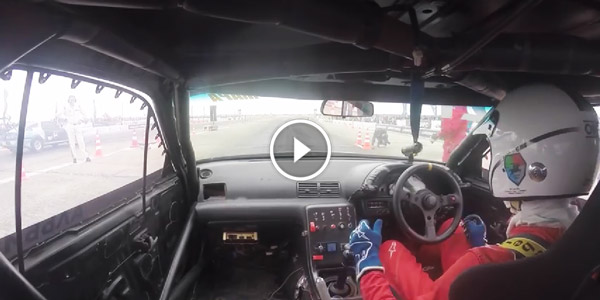 CRAZY 1000 hp GT-R R32 1/4 mile onboard