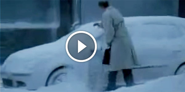 Bad Morning with snow