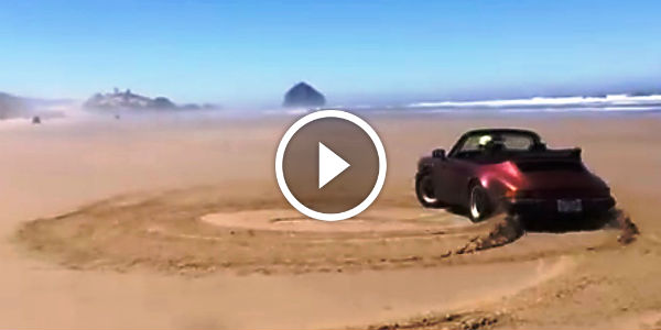 1986 Porsche 911 donuts