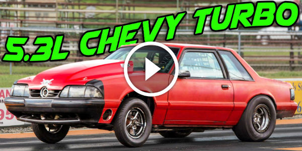 8 Second Turbo CHEVY-STANG Sweeps Street Class!