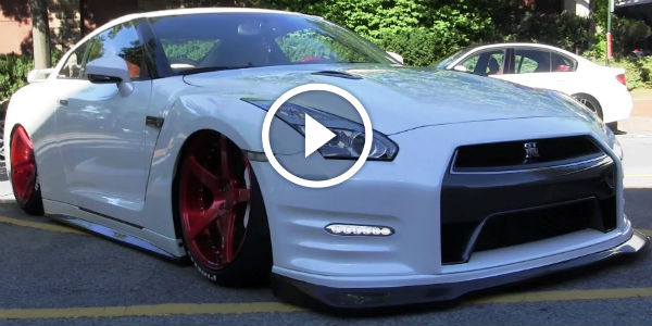 Bagged Nissan GT-R R35 - Arrival - Gold Coast Concours