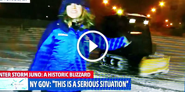 New York City Blizzard Juno 2015 Snow Plow Donuts