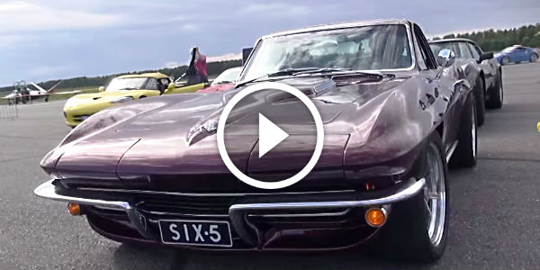 SIX-5 World's Fastest C2 Corvette - onboard ride on track! +1000 HP