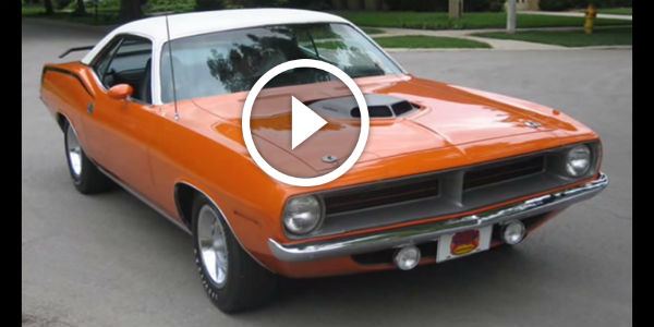 1970 Hemicuda burnout