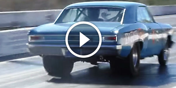 Bob Moreland and his 66 Chevelle Dirty Trick' makes a pass