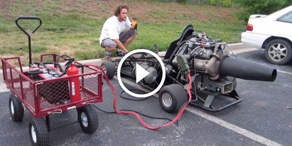 Boeing Jet Powered Go Kart FOR SALE