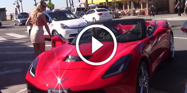 Girl Pick up Guys in a Corvette Gold Digger Prank!