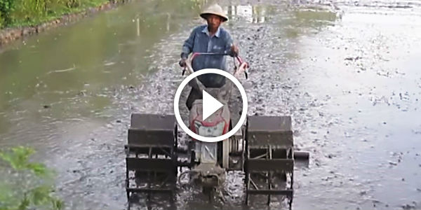 Hand Tractor Two Wheel Kubota Diesel Powered