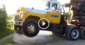 001 - Mack Truck Does Wheelie - cl