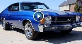 Blue 1972 Chevrolet Chevelle SS