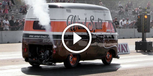 330bhp w NOS 1967 Volkswagen T1 High Top 'Wind Split' Drag Van