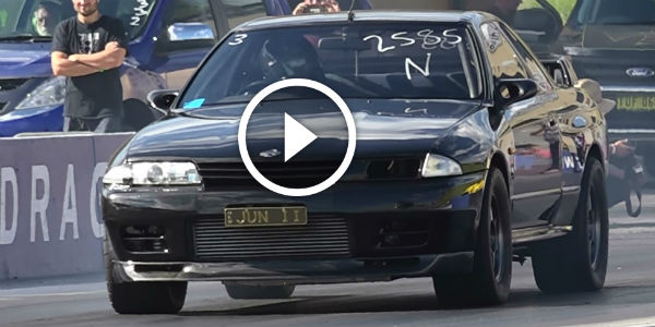 CROYDON RACING DEVELOPMENTS R32 GTR SKYLINE JUN II 8.95 @ 162 MPH SYDNEY DRAGWAY 31.1.2015