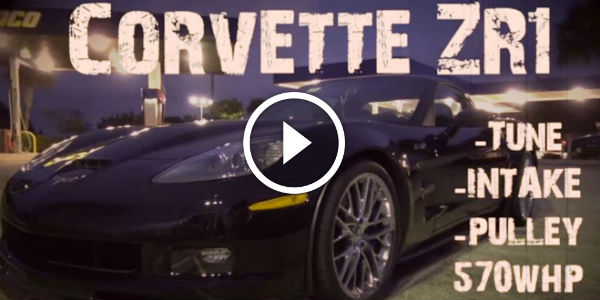 Corvette ZR1 almost crashes racing R35 GTR