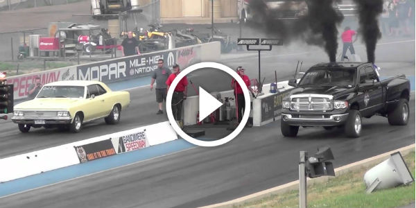 Dodge Ram Cummins Dually vs Chevelle