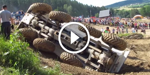 HOT crashes! The Best of Truck trial Extreme 2014 Mohelnice
