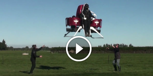 Martin Jetpack in-flight video