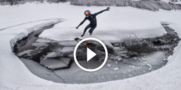 Wakeskating in Winter with Brian Grubb