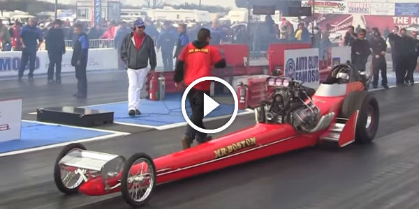 2013 March Meet Bakersfield Blower Explosion Onboard Nitro Top Fuel Drag Racing 2014 SNN #1