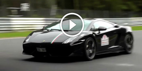 Lamborghini Gallardo Tribute Drifting Downshifts Loud Sound