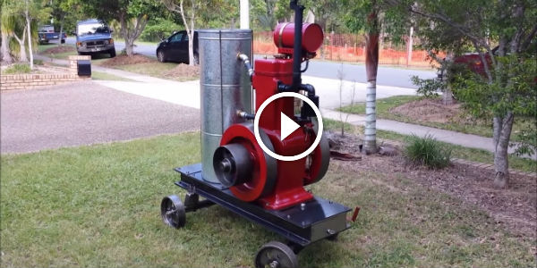 MARS 5HP DIESEL ENGINE - Completed Restoration of Engine No.32