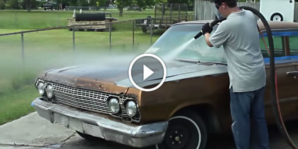 Dustless Blasting Strips a '63 Impala in Under 1 Hour!