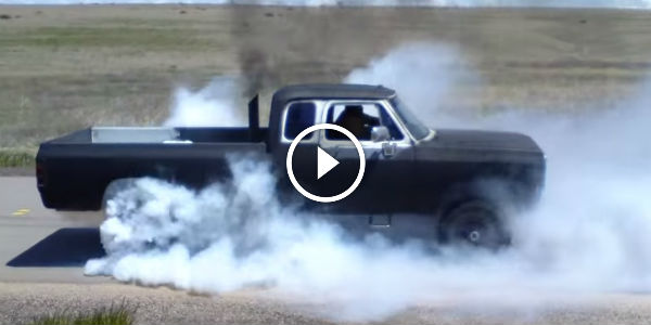 1st Gen Cummins 100yd burnout