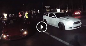 $6600 Race - Supra vs Twin Turbo Mustang