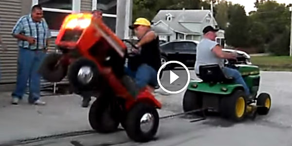 lawnmower pull gone bad