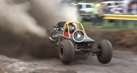 BLOWN Mud Dragster NEW TRACK RECORD - Helling's Mud Park