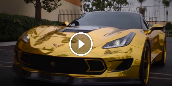 FORGIATO - GOLD WIDEBODY CORVETTE BY TSDESIGNS