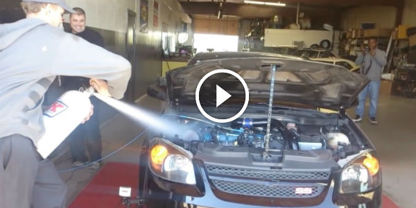 How not to spray your car with nitros