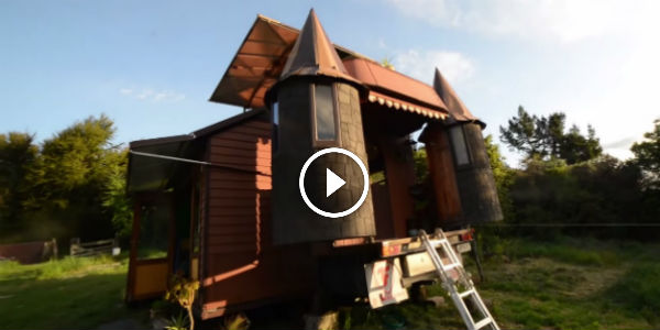 Unbelievable House Truck Transforms Into Fantasy Castle