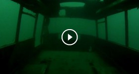 creepy sunken bus