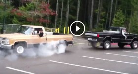 Ford vs. Chevy Truck Pull