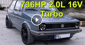 VW Golf MK1 736HP 2.0L 16V Turbo