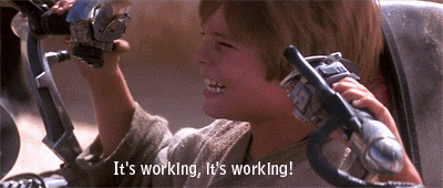 But you hang on in there, and get the job finished