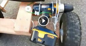 DIY Go Kart Powered by Drill Motor