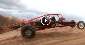 Duramax Sand Rail Airborne at Silver Lake Sand Dunes