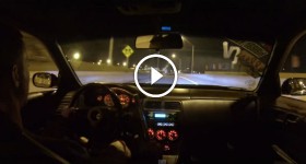 Last Drive of the Supercharged V8 S14 240sx No Traction at 70 mph Highway Fun VH45DE