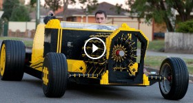Life Size Lego Car Powered by Air