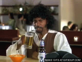 Meaning it's time to reward yourself with a cold beer