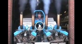 Quad Turbocharged Diesel Pulling Tractor