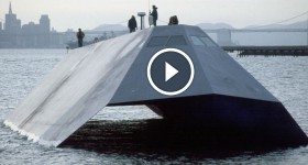 SUPER FAST us navy sea shadow STEALTH SHIP