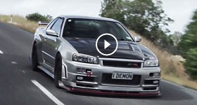The 1000 HP I-DEMON R34 Skyline GTR - TST in NZ