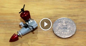 The Smallest RC Engine In The WORLD!