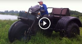 Ural amphibian tricycle