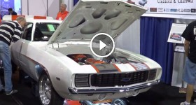 1969 Camaro With Two 427 V-8 Motors Under The Hood Z16
